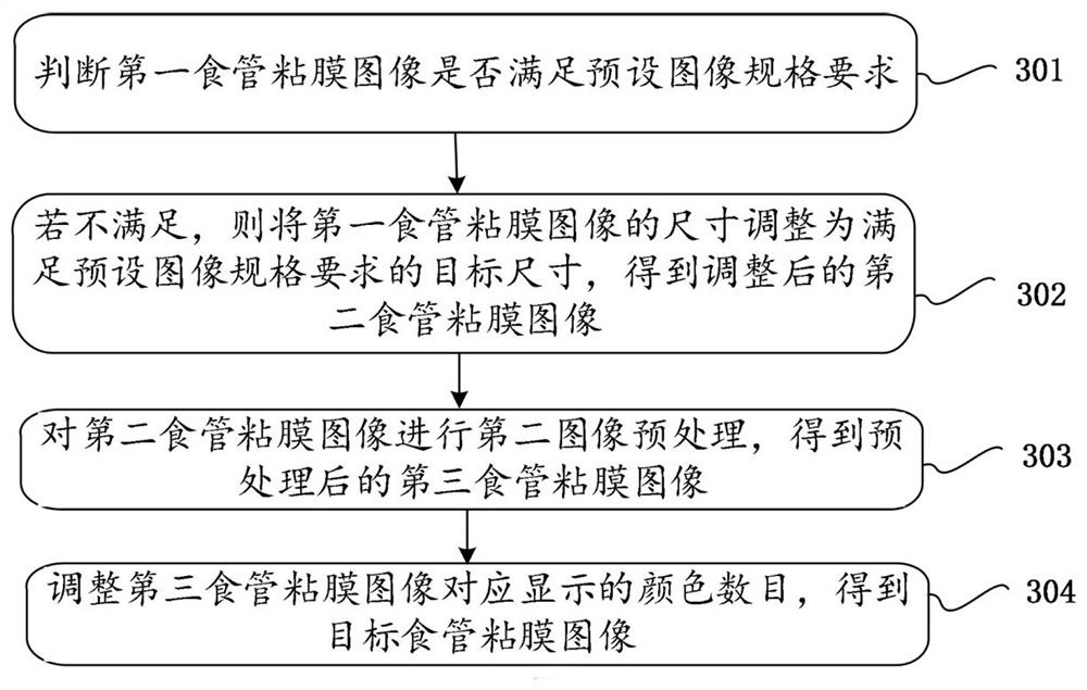 Esophageal marker infiltration depth grade determination method and device and readable storage medium