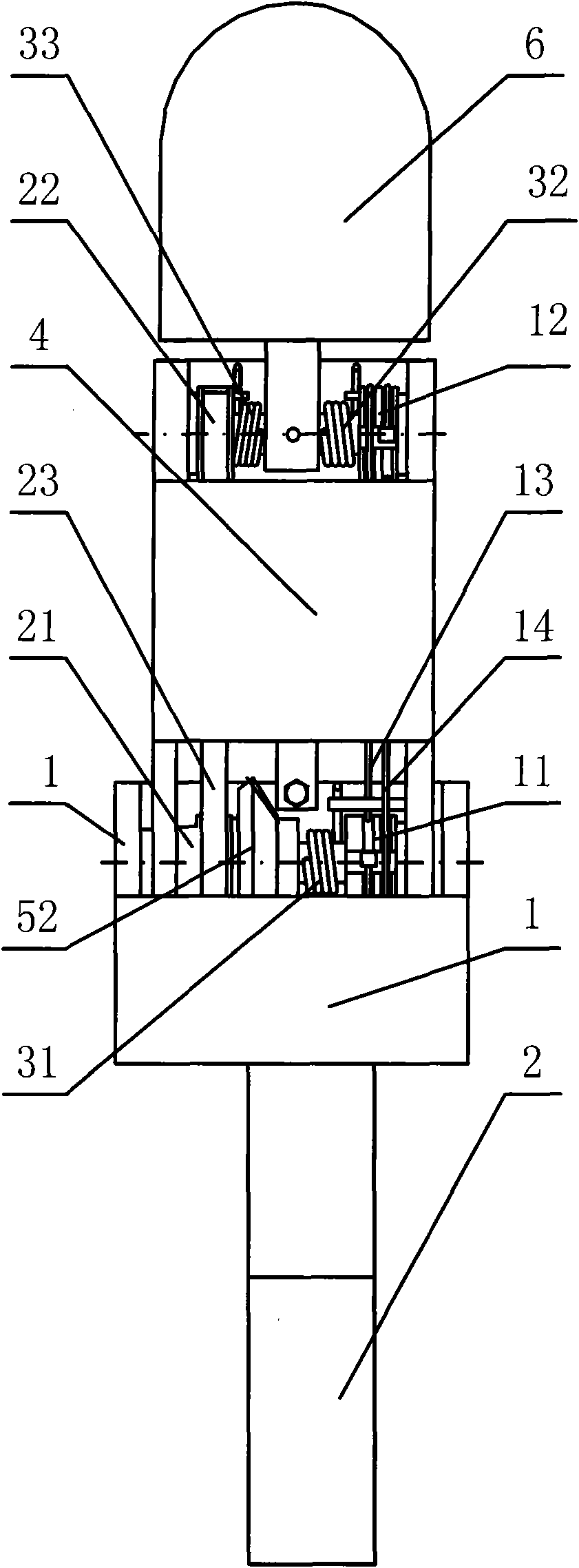 Finger device of double-joint parallel under-actuated robot