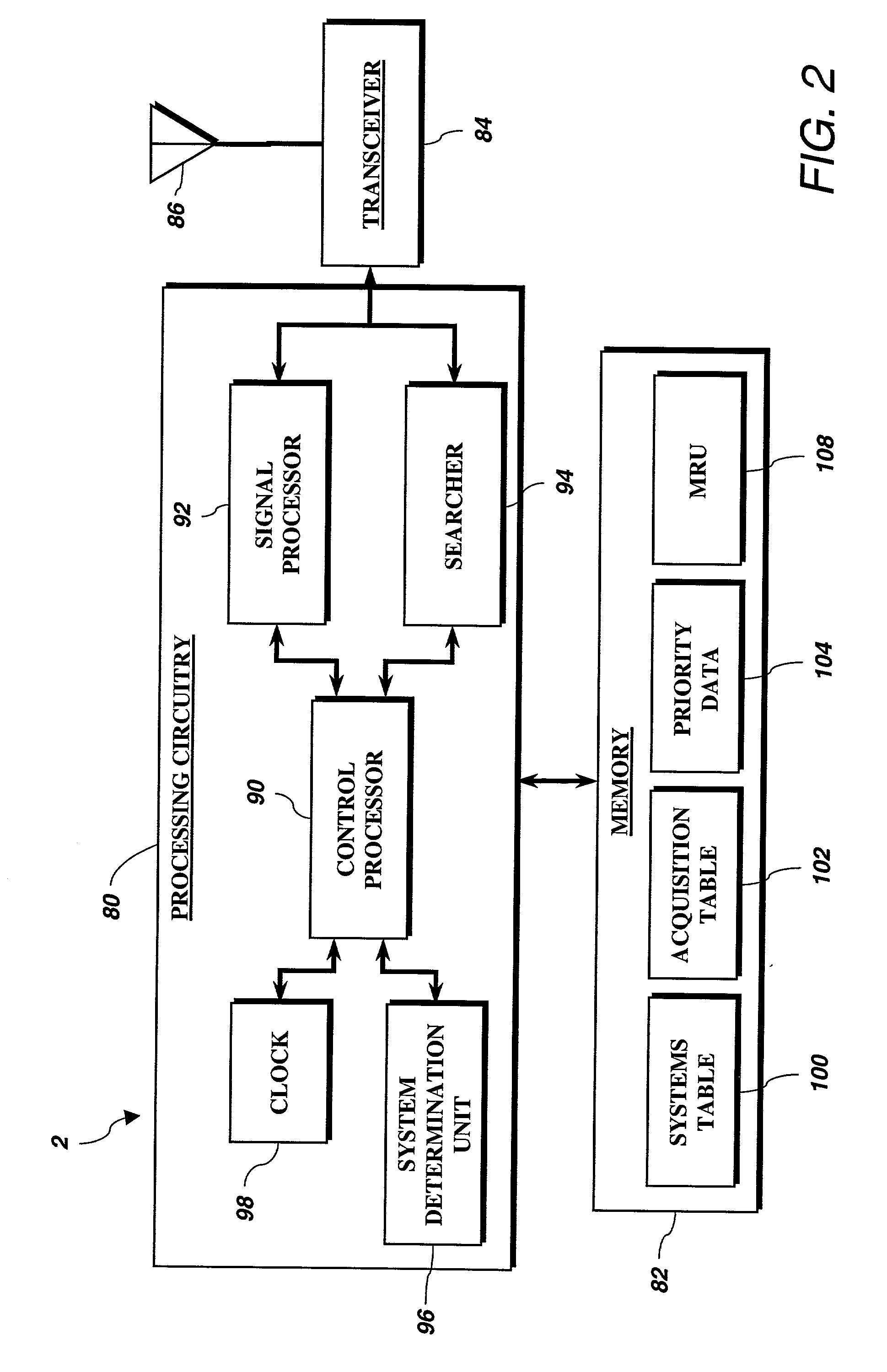 Method and apparatus for efficient selection and acquisition of a wireless communications system