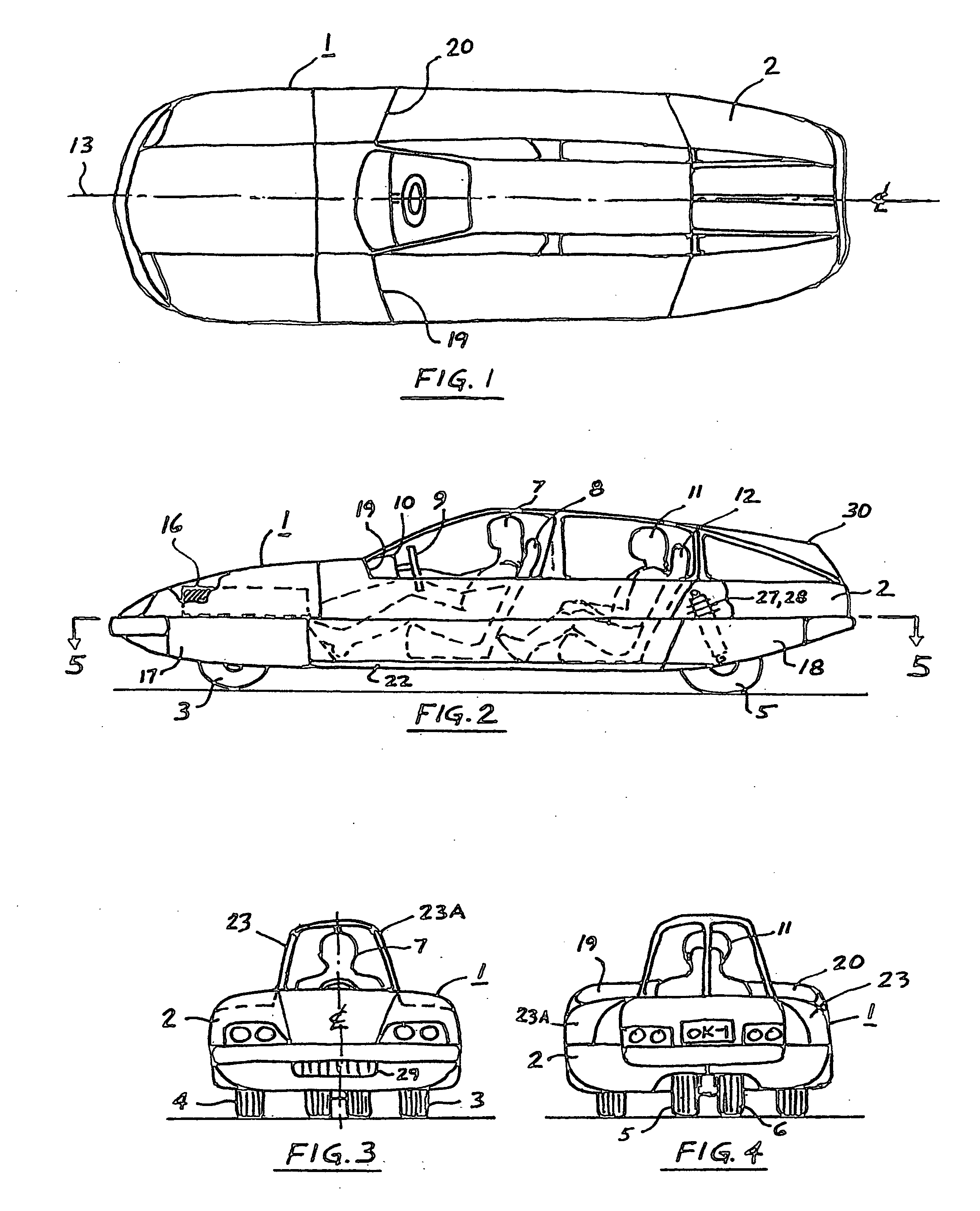 Long range hydrogen fueled vehicle construction