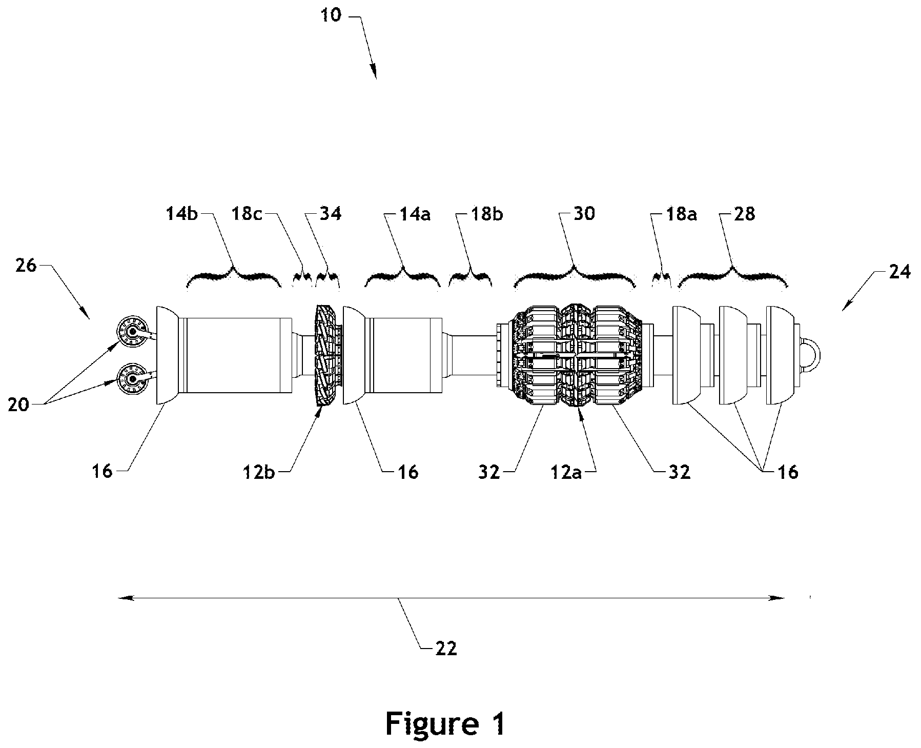 Flangeless canister for in-line inspection tool