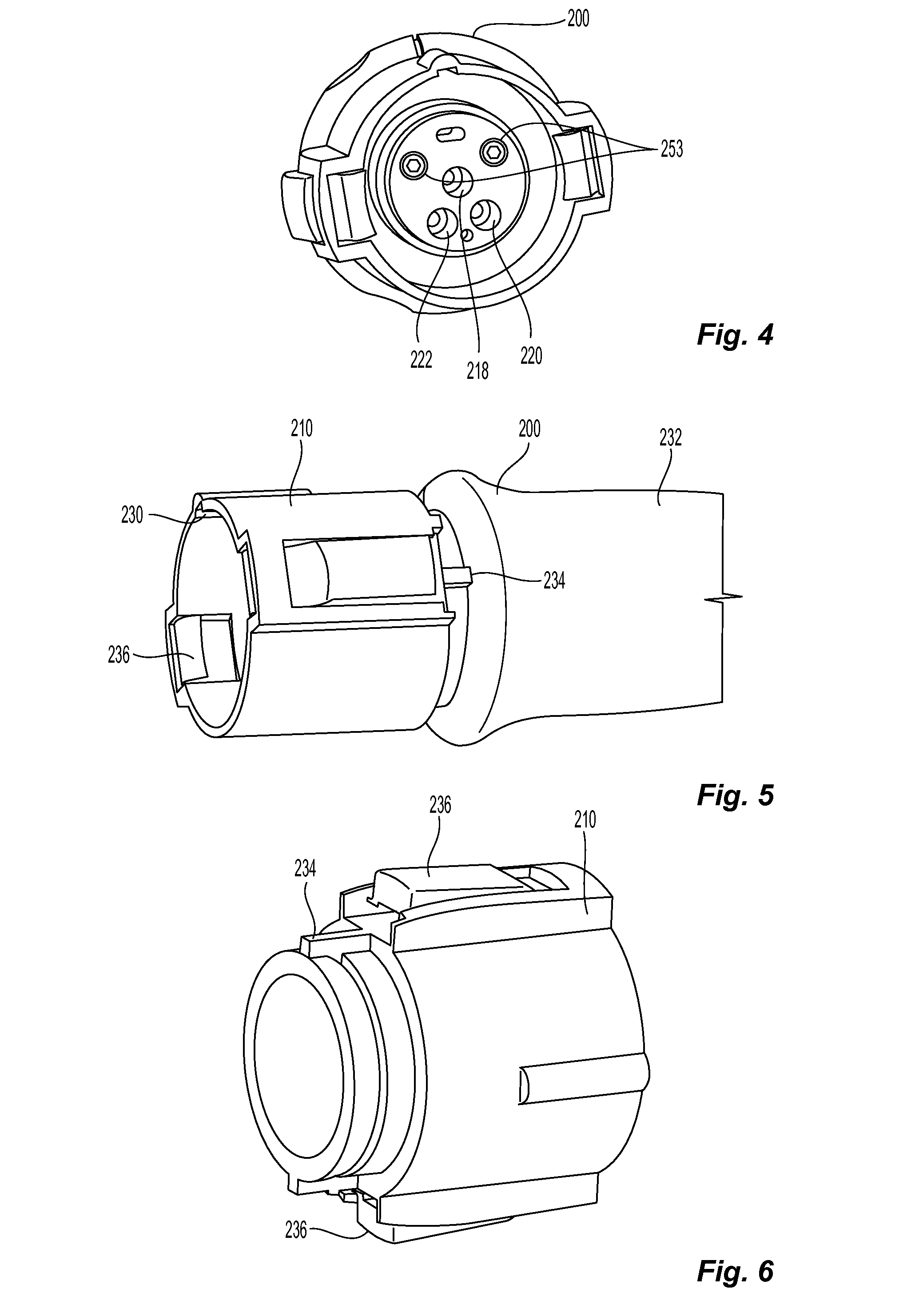 Adapter direct drive with manual retraction, lockout and connection mechanisms