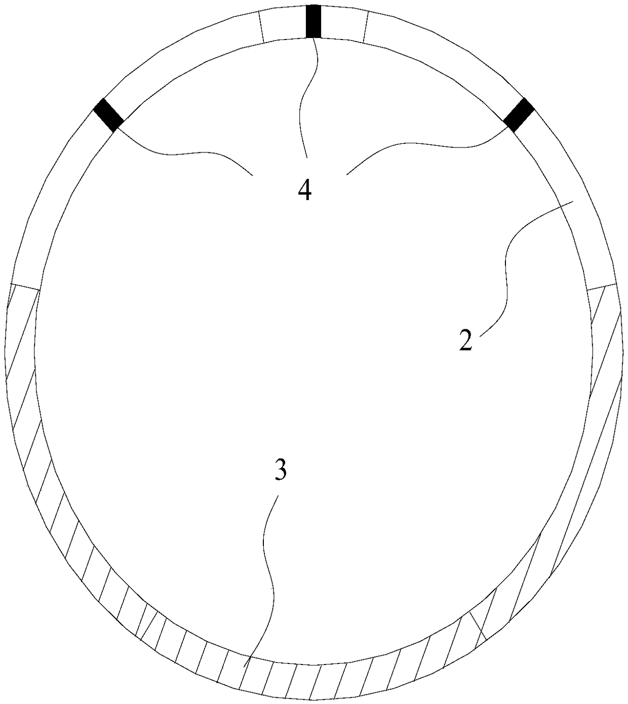 Construction method for shield machine passing through air shaft