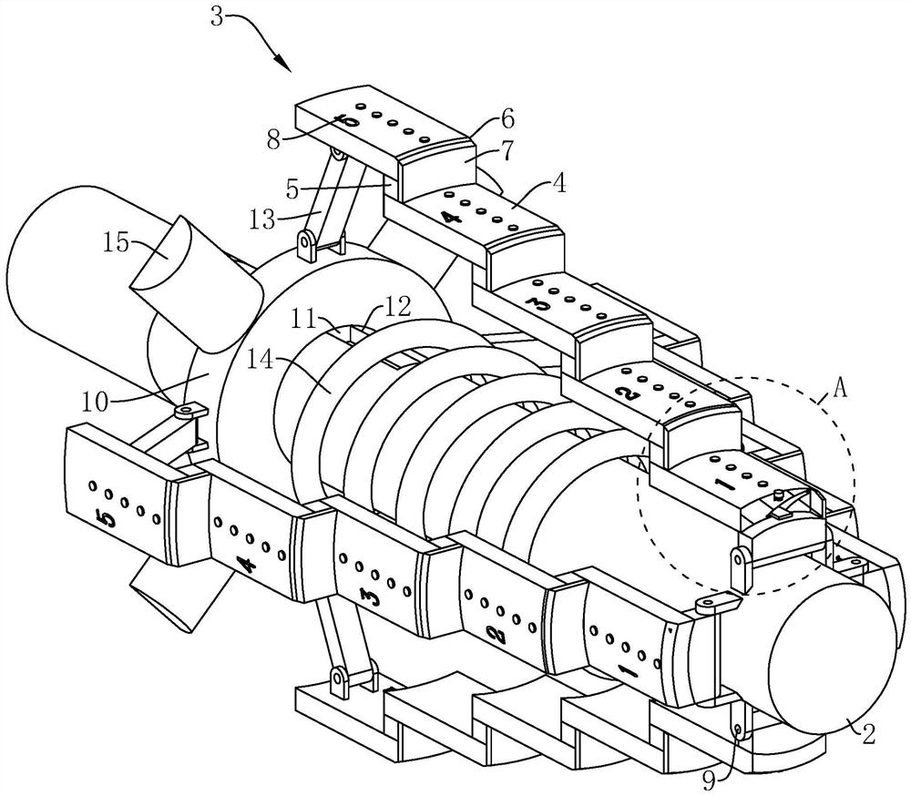 Positioning device used for gold jewelry grinding