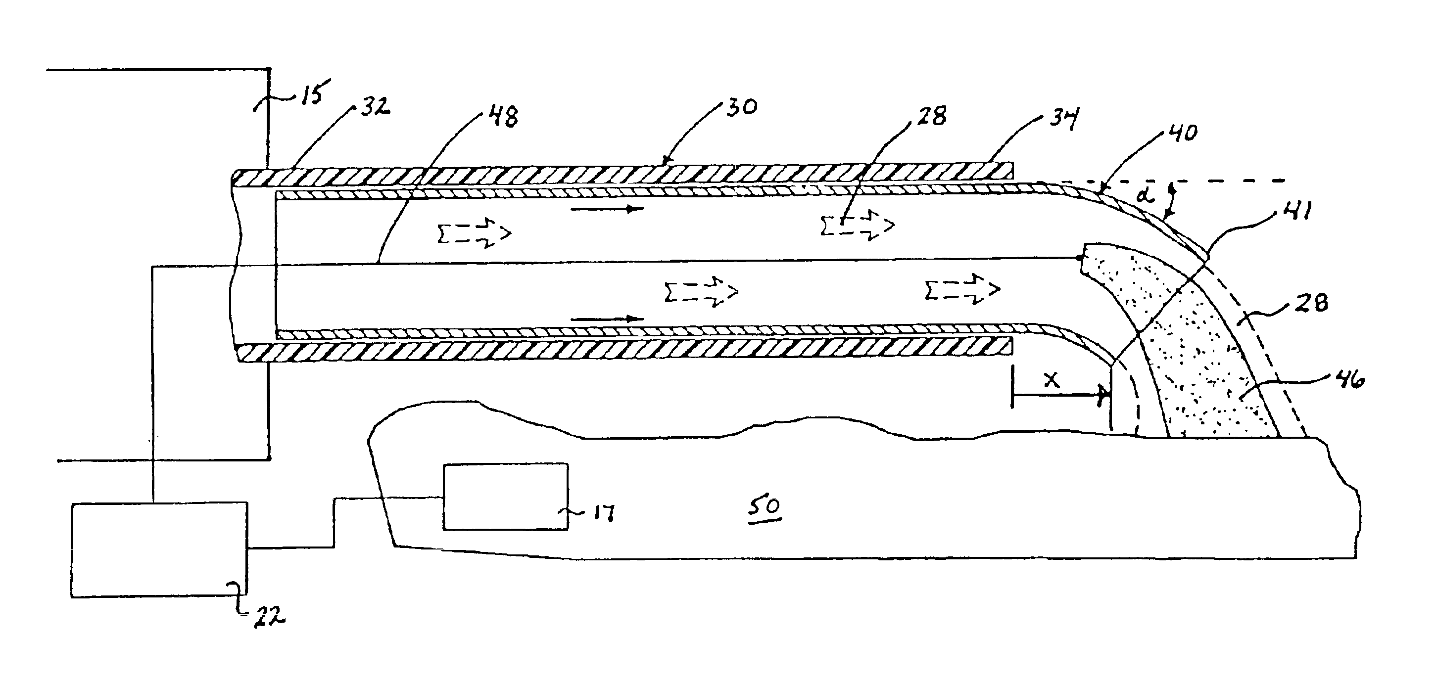 Articulating ionizable gas coagulator