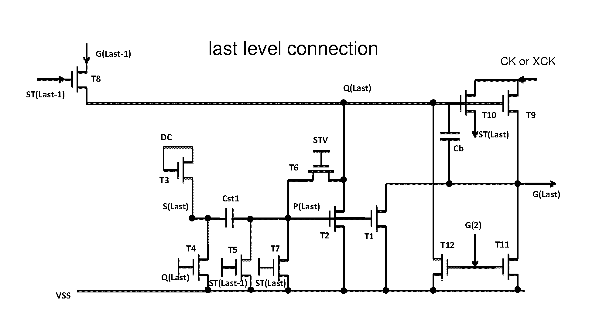 Self-compensating gate driving circuit