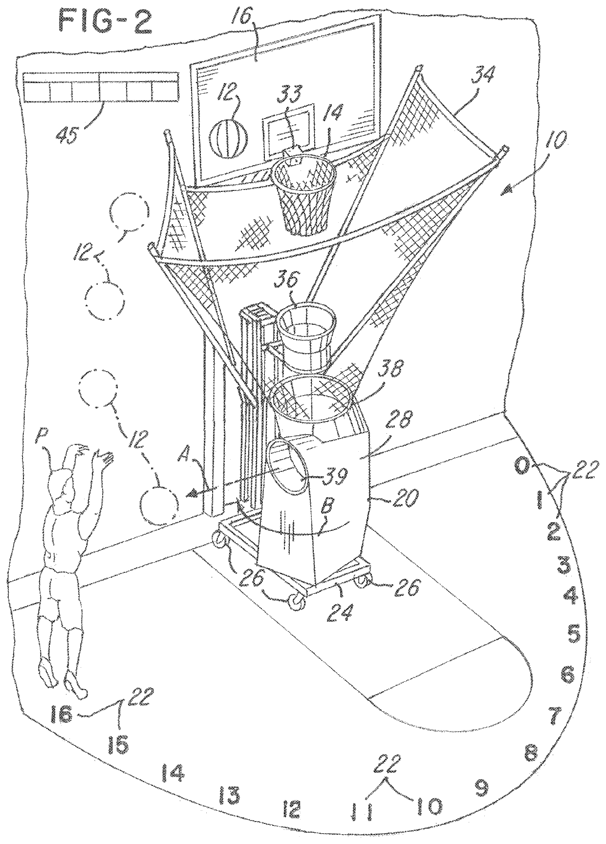 Sensor for detecting whether a basketball player's shot was successful