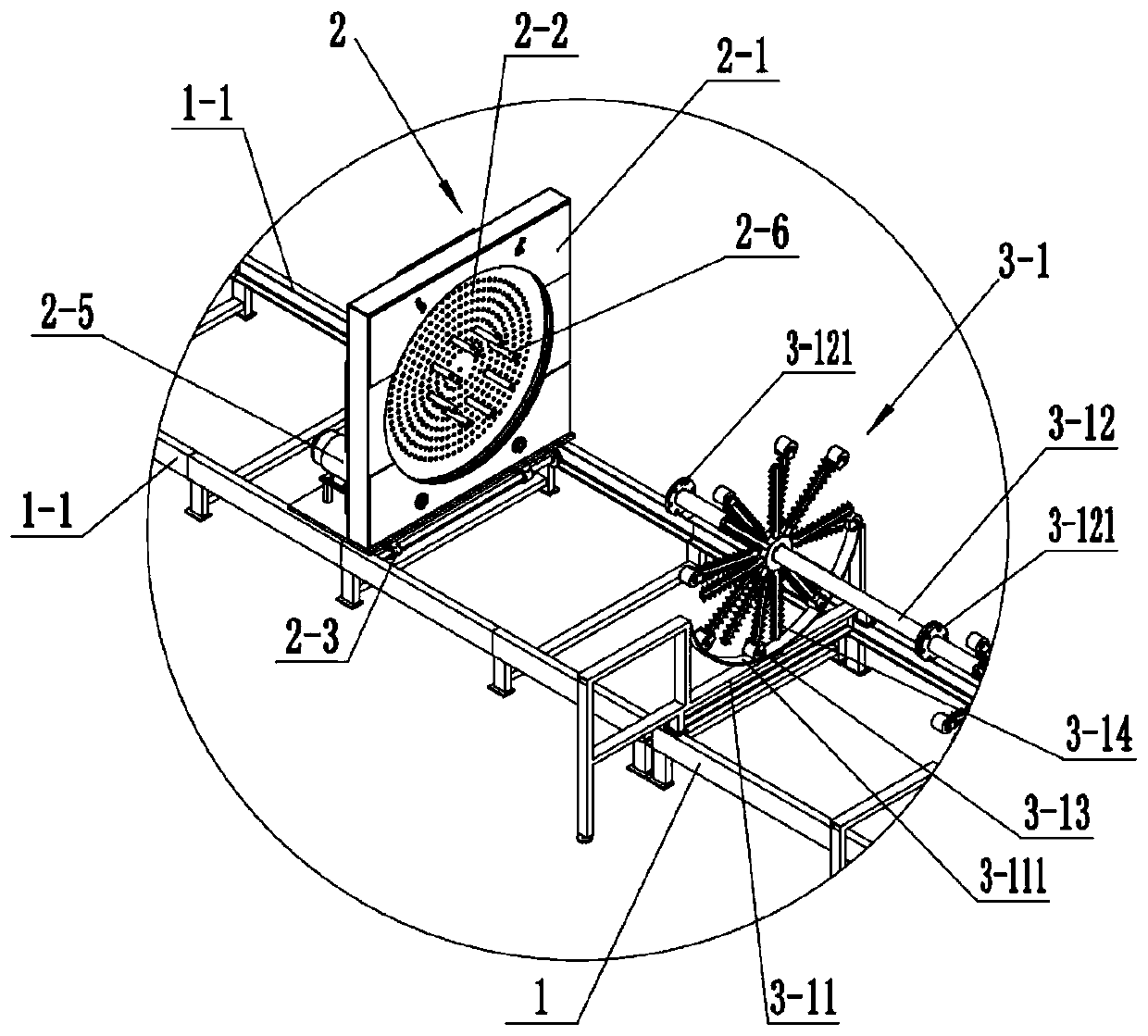 Welding positioning machine for reinforcement cage