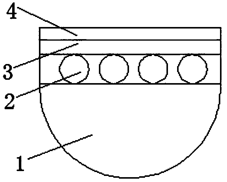 Gas light detector based on Schottky barrier