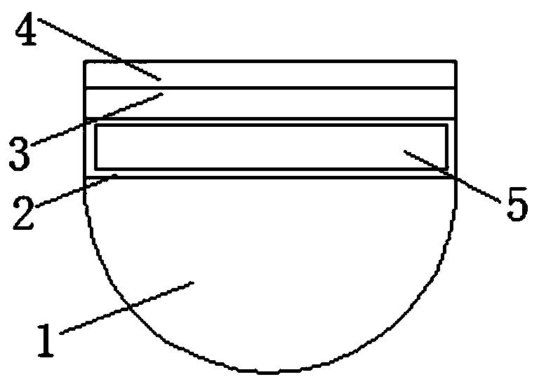 Gas light detector based on Schottky barrier