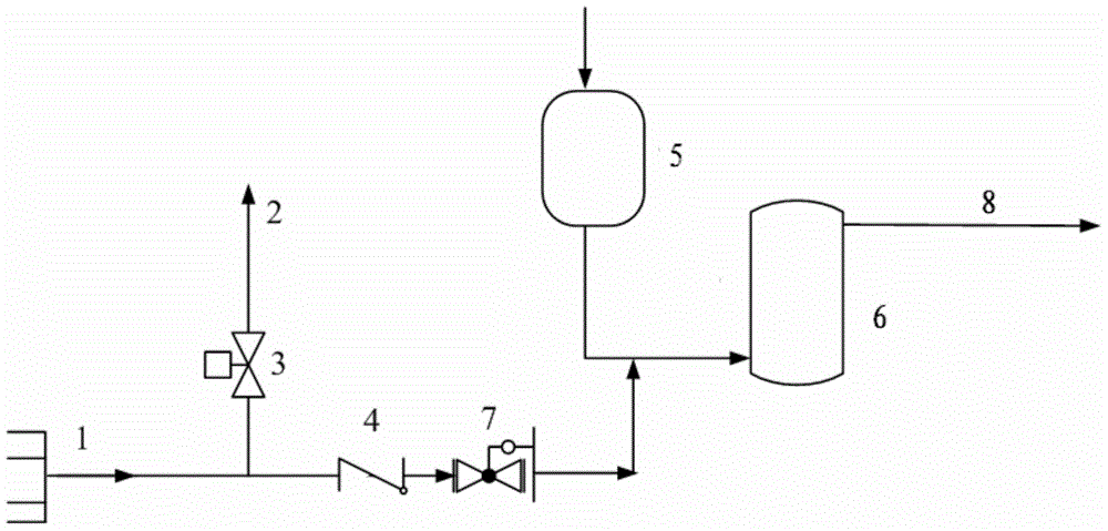 Natural gas recycling method for compressed natural gas stations