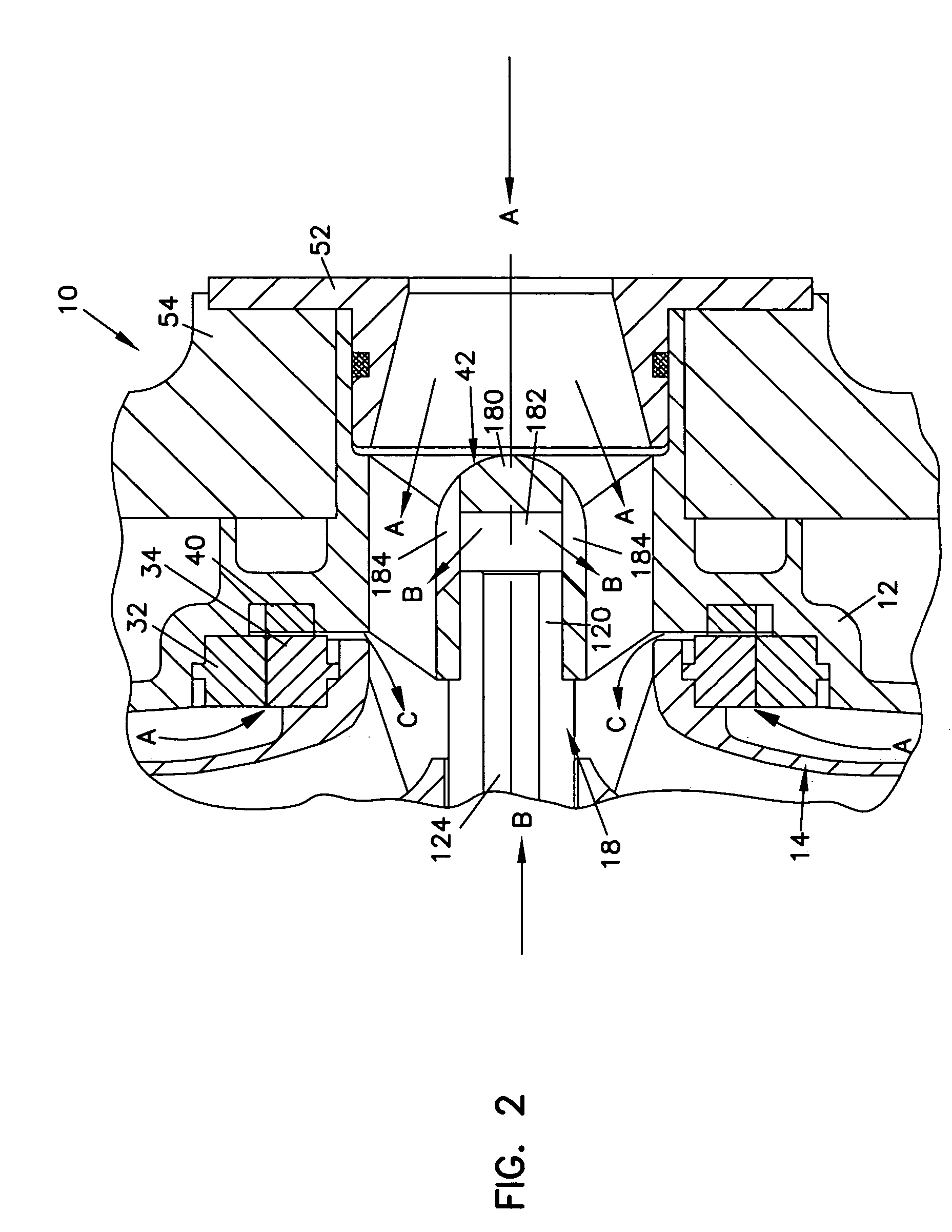 Hydraulic balancing magnetically driven centrifugal pump