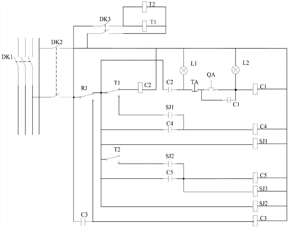 Electromechanical equipment fault location and alarm protection device