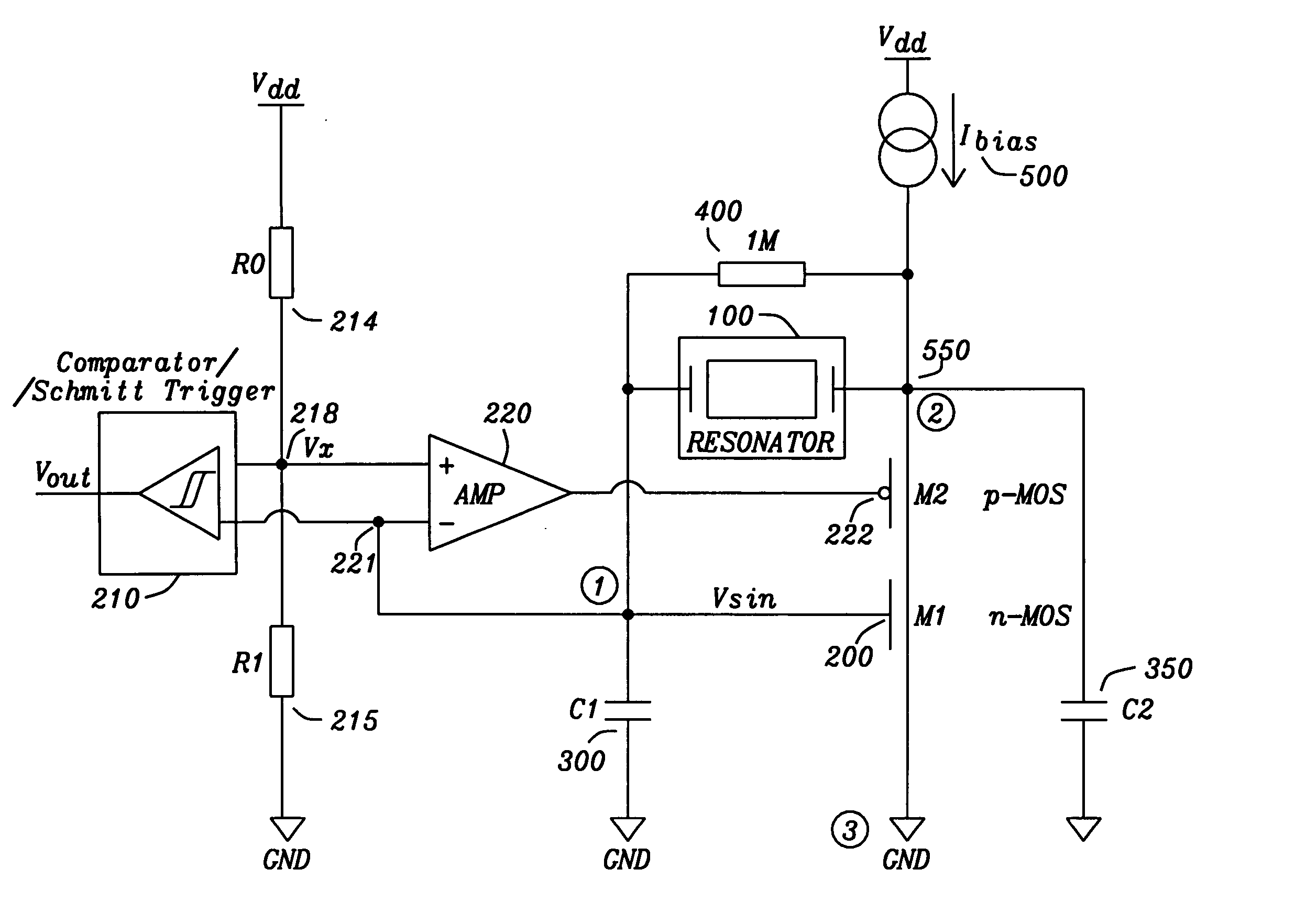 Average controlled (AC) resonator driver