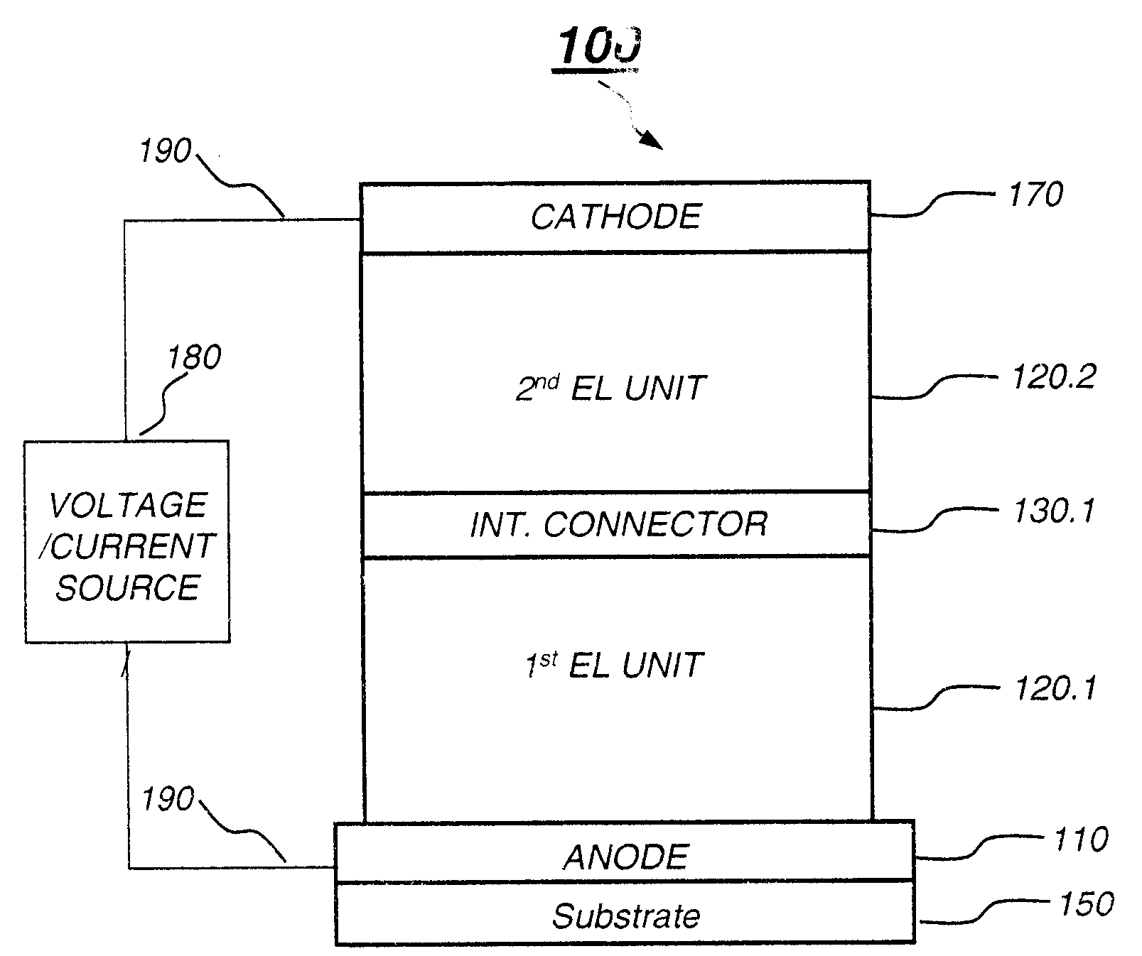 White light tandem OLED