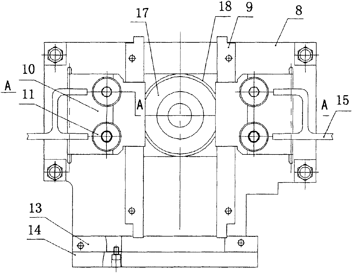 Fast sprue-replacing casting method and device for continuous irregular blank casting ladle