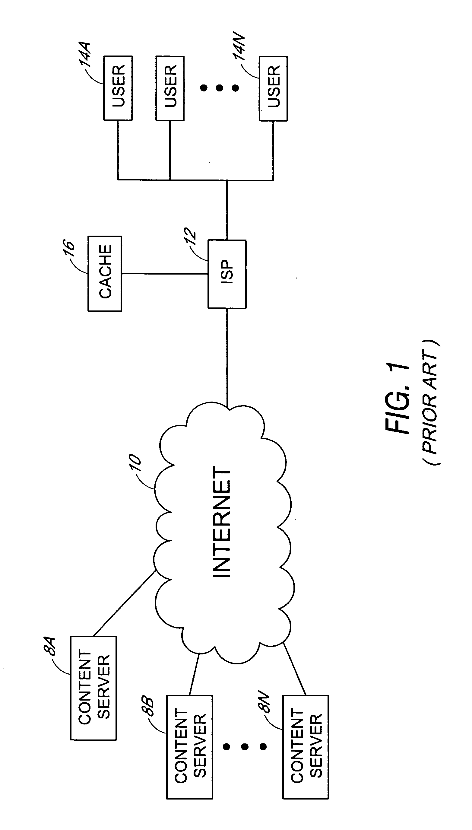 Distributed cache for a wireless communication system