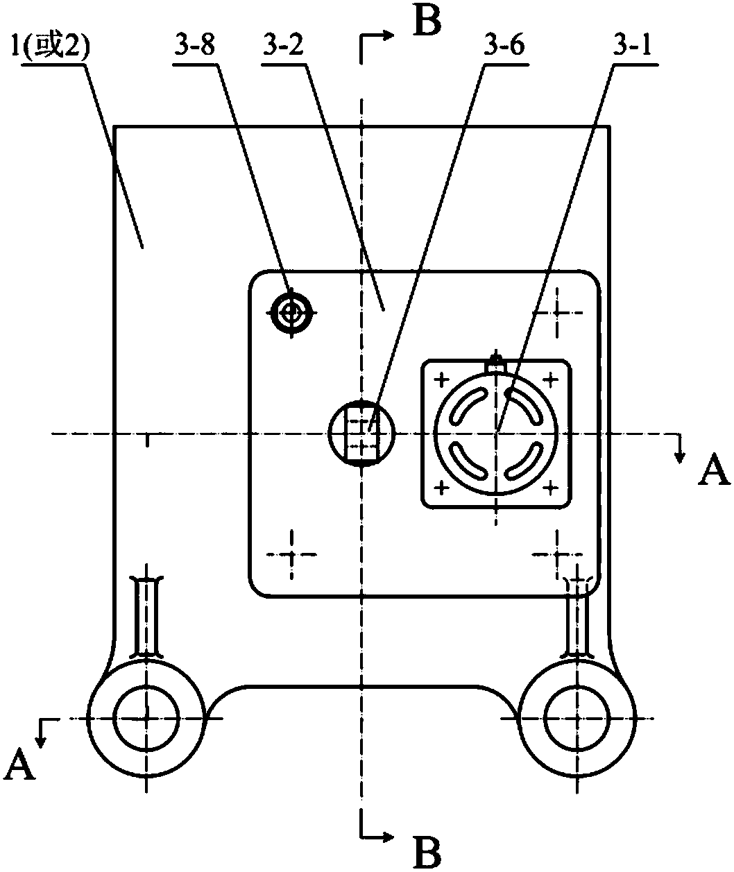 Tie-bar-less two-plate blow molding machine electric mold opening and closing device with quick mold adjustment function and method for realizing mold opening and closing