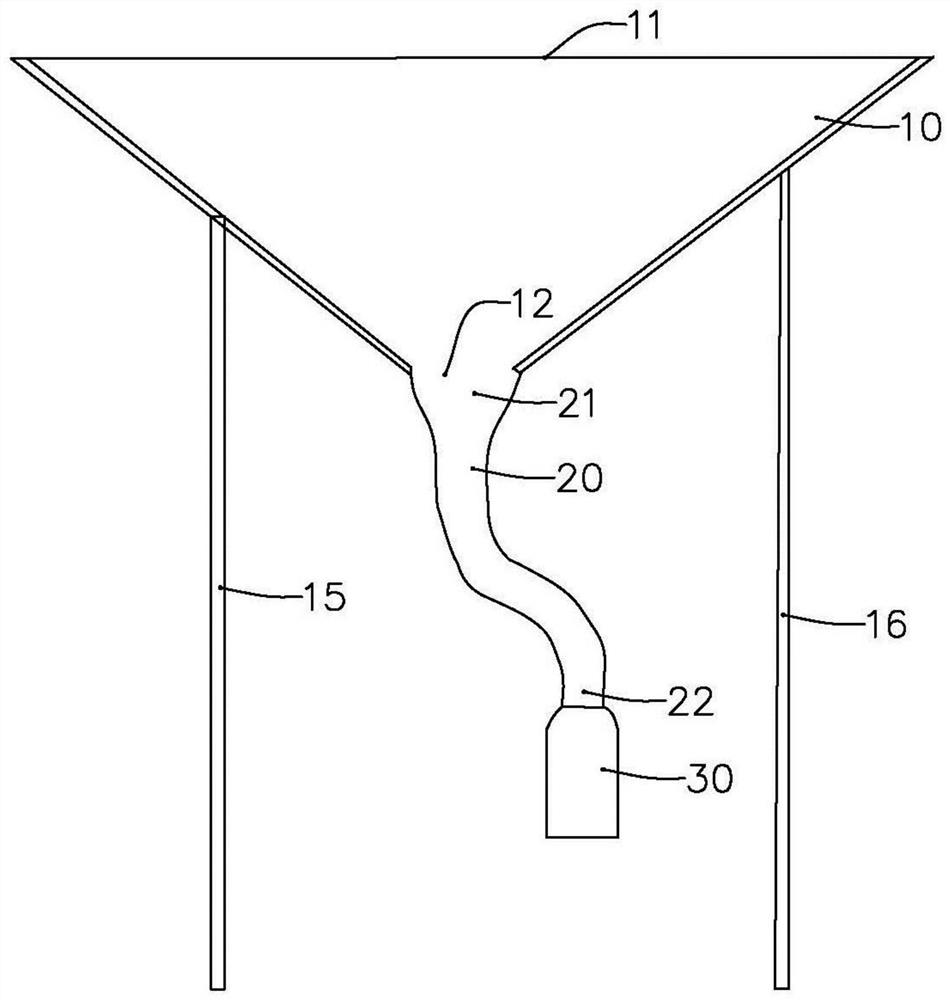 A device for detecting urine samples in medical examination and its working method