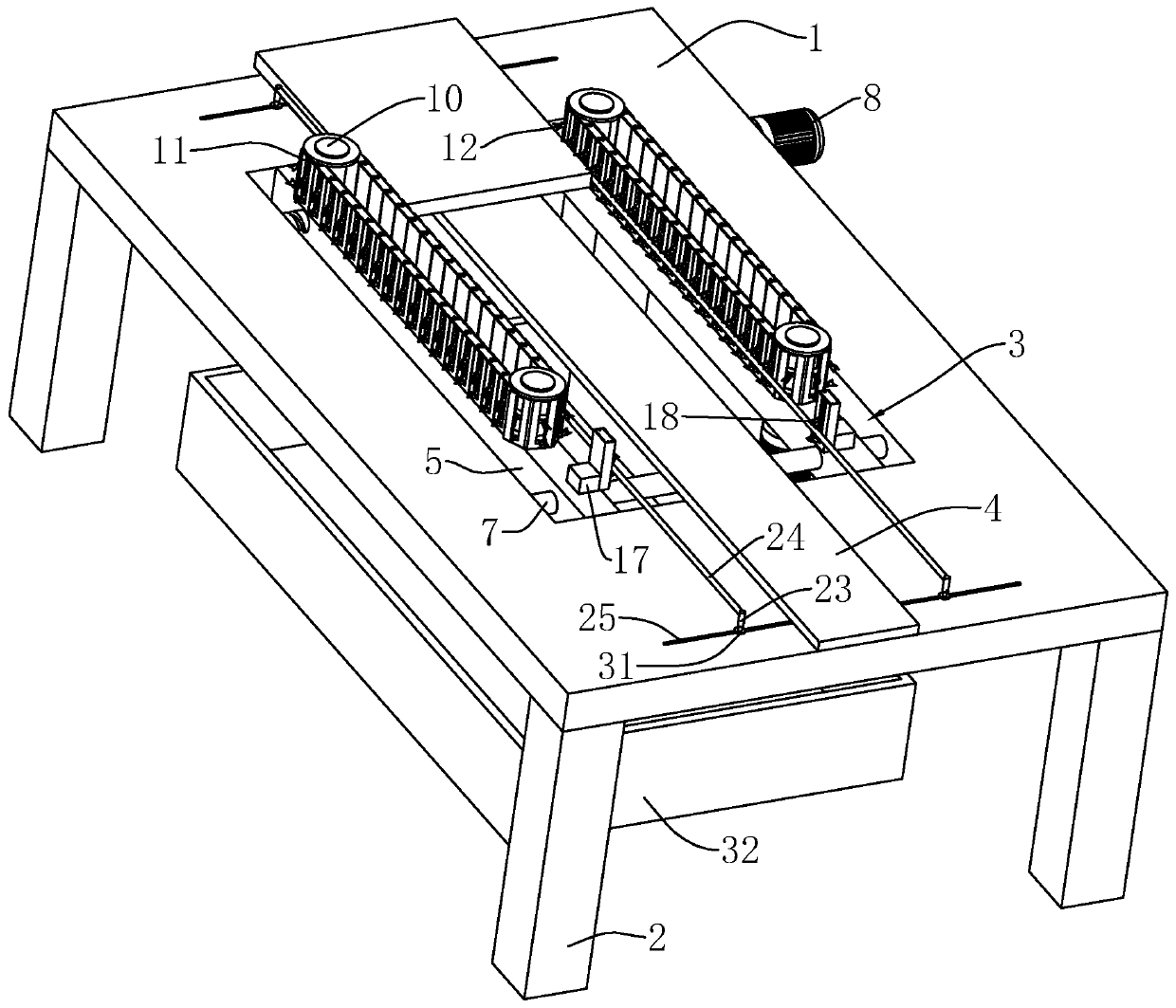 Board corner polishing machine