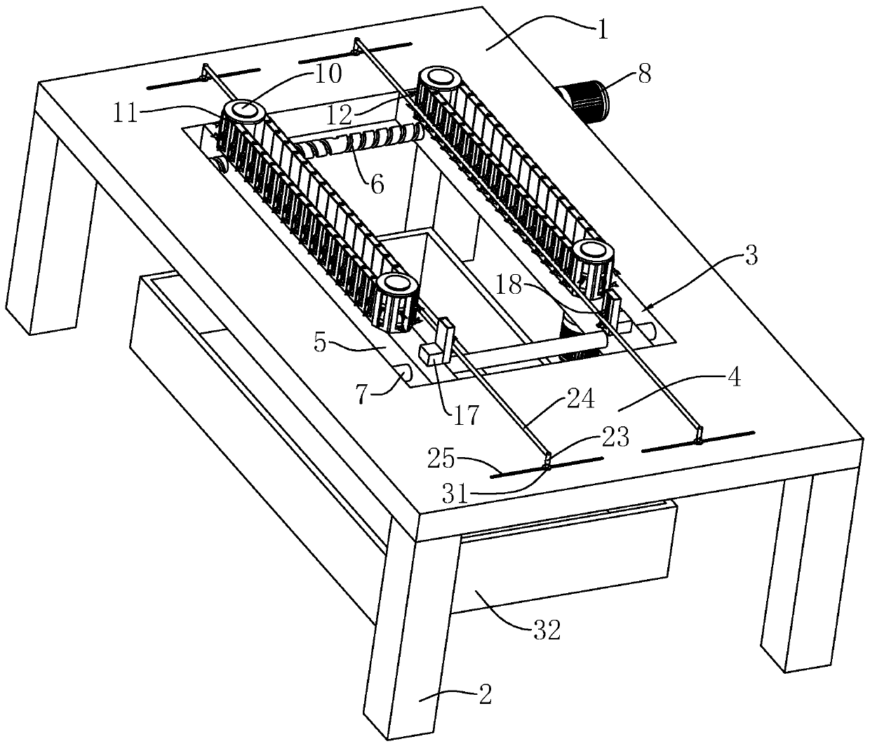 Board corner polishing machine