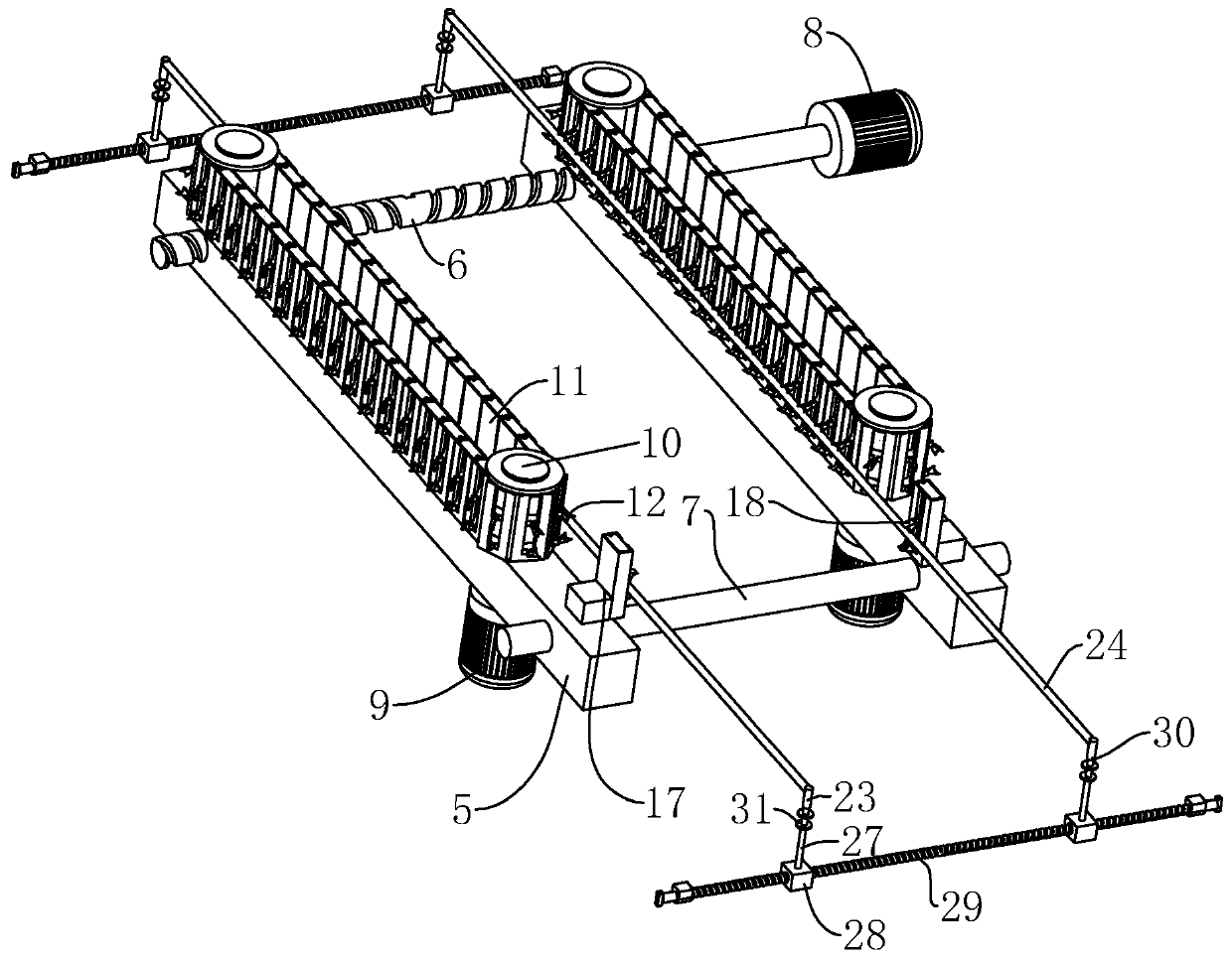 Board corner polishing machine