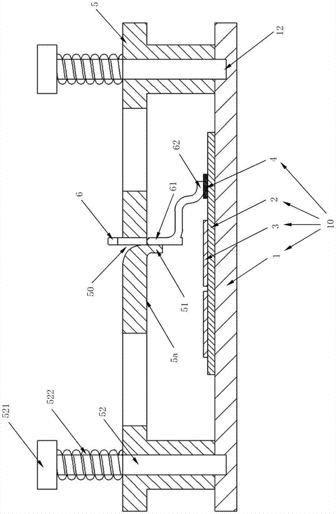 Welding device for power semiconductor module