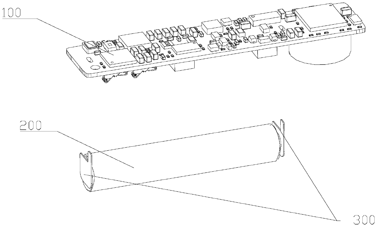 Soft package new energy cylinder lithium battery bidirectional alignment component and method