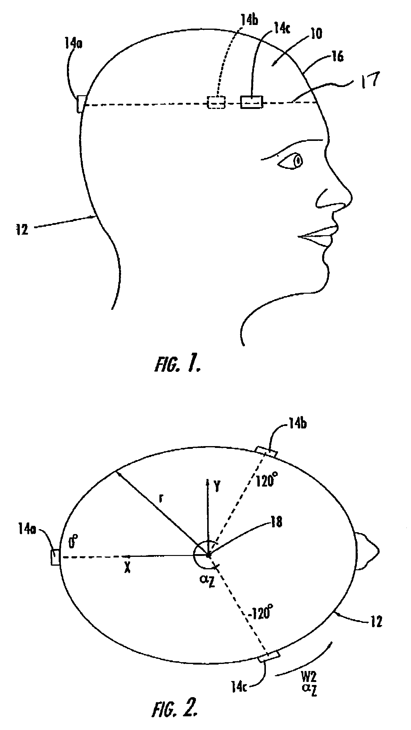 Power management of a system for measuring the acceleration of a body part