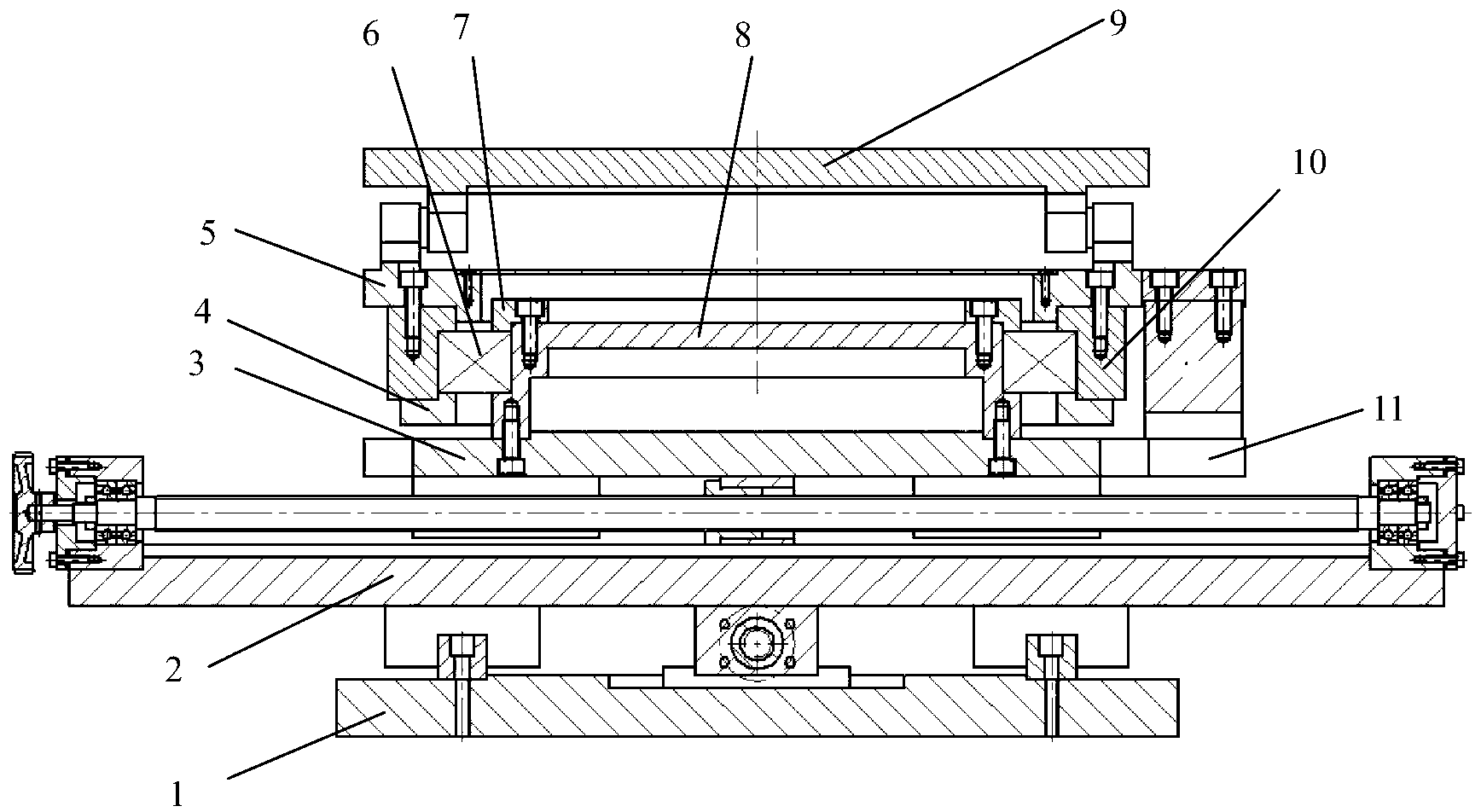 Four-dimensional adjusting platform for optical detection