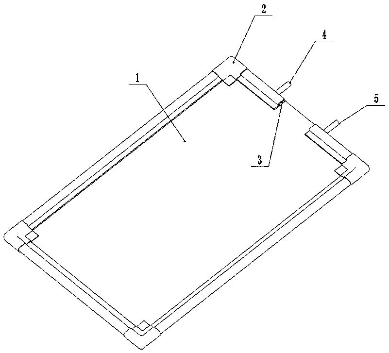 Power battery cooling structure and system