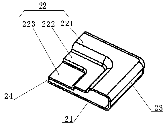 Power battery cooling structure and system