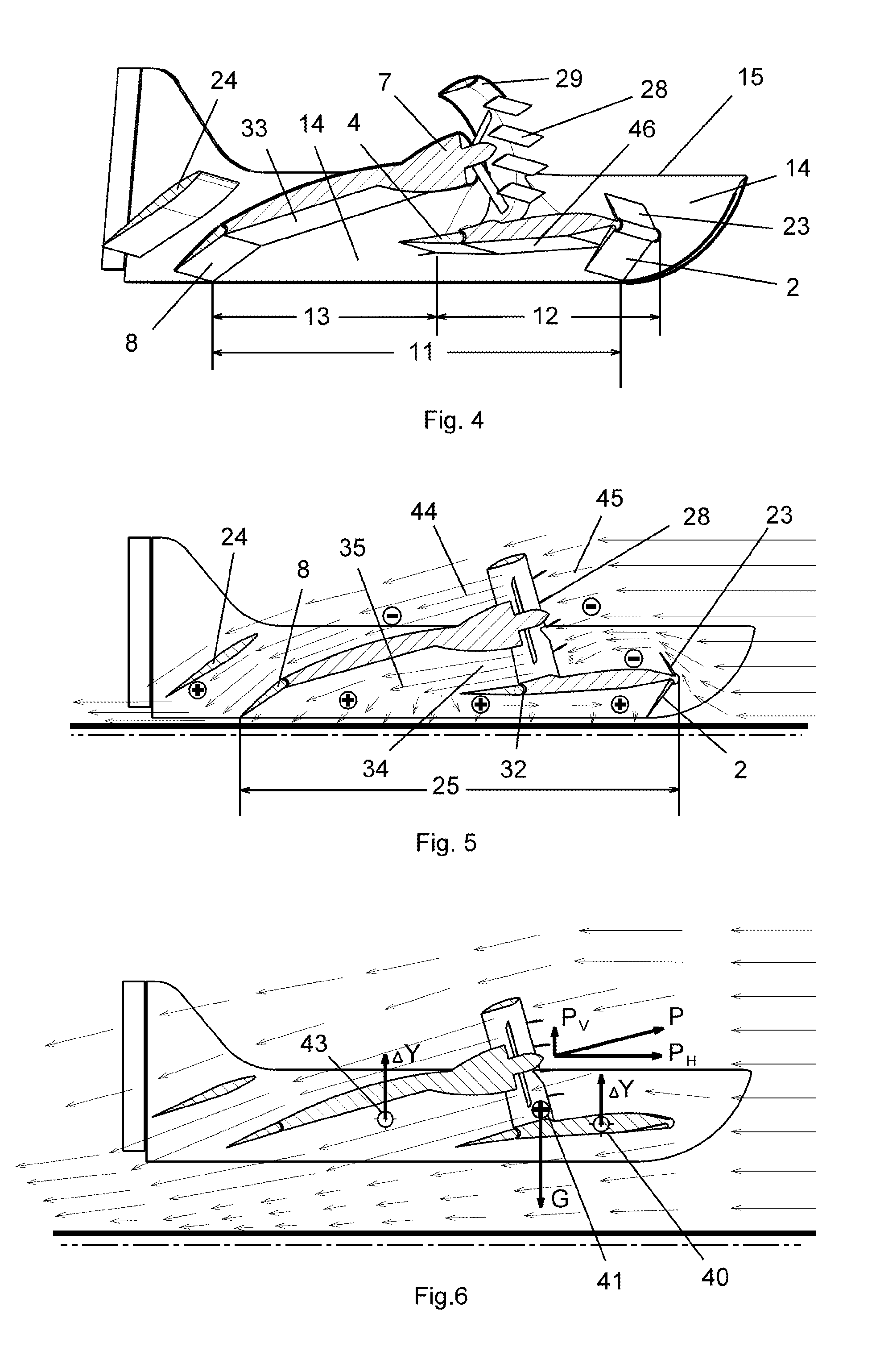 Method for comprehensively increasing aerodynamic and transport characteristics, a wing-in-ground-effect craft for carrying out said method (variants) and a method for realizing flight