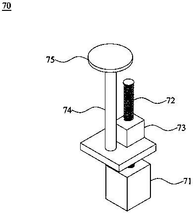 Polarizing film bending machine