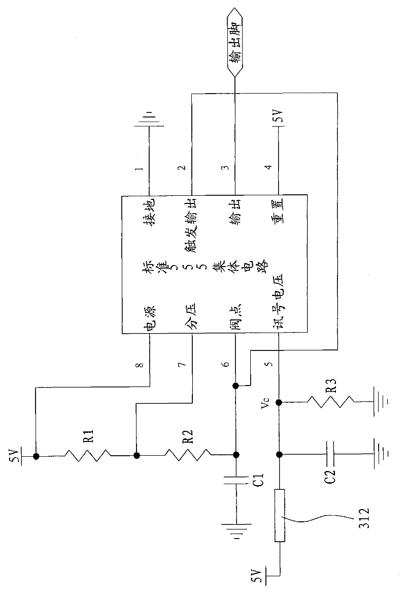 Indoor space temperature distribution measurement and automatic air inlet and exhaust control method and device