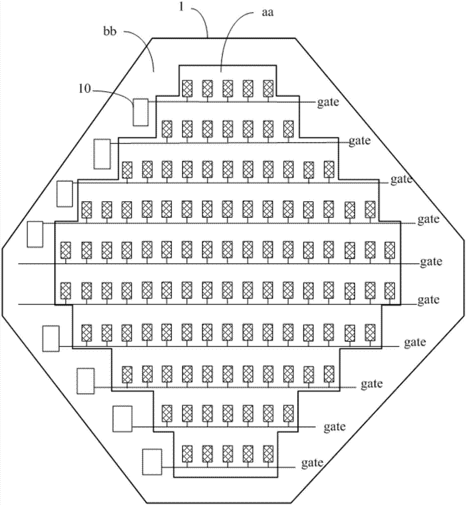 Array substrate, irregularly-shaped display and display device