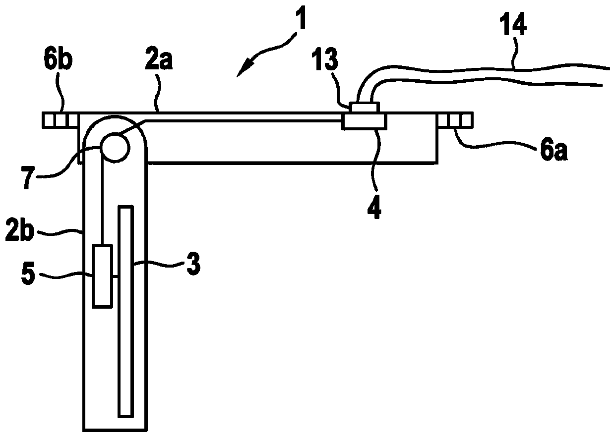 Display assembly for a means of transport