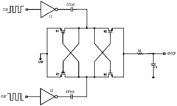 A control circuit applied to soi CMOS radio frequency switch