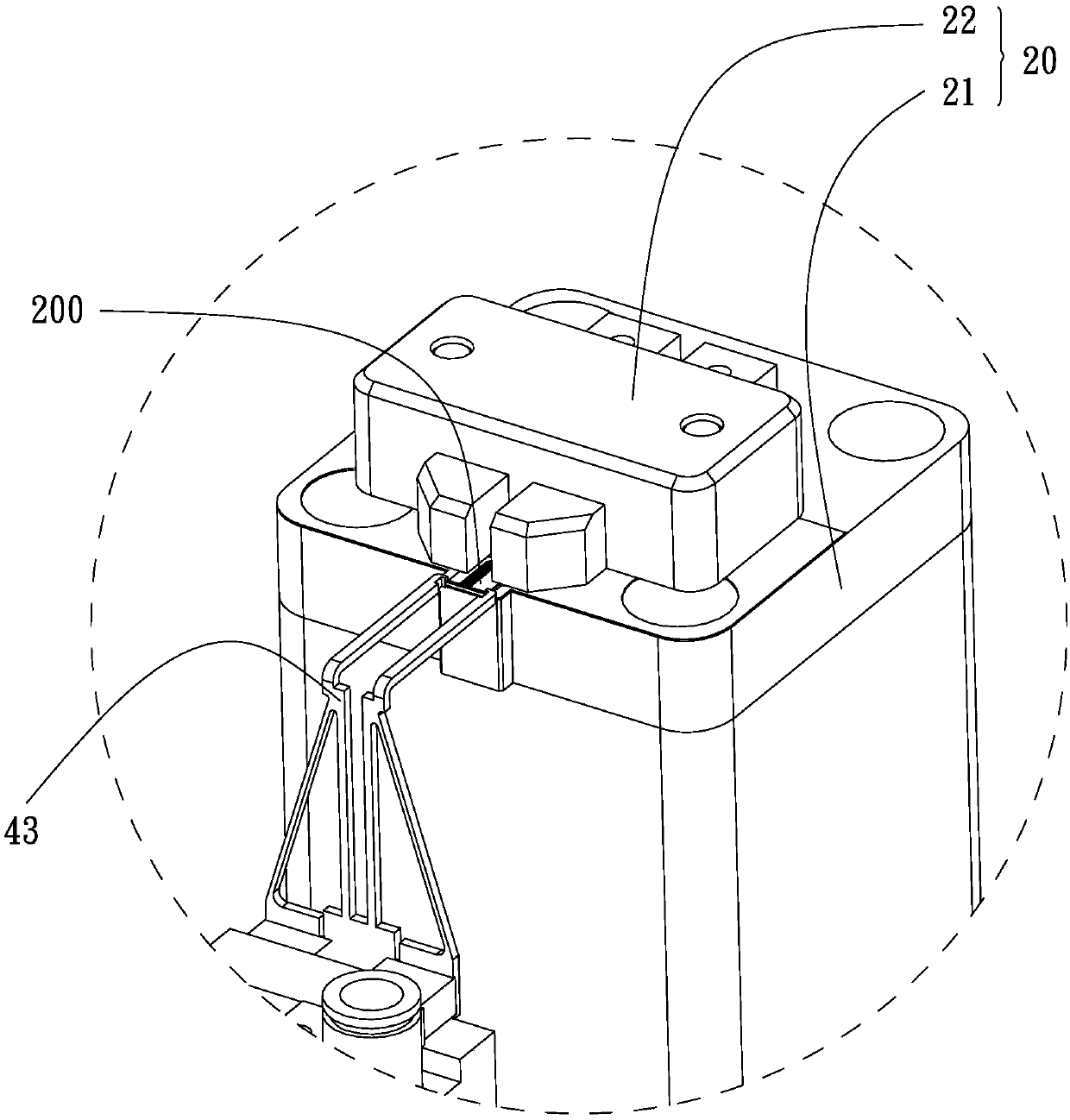 Semiconductor laser fast-axis collimation equipment