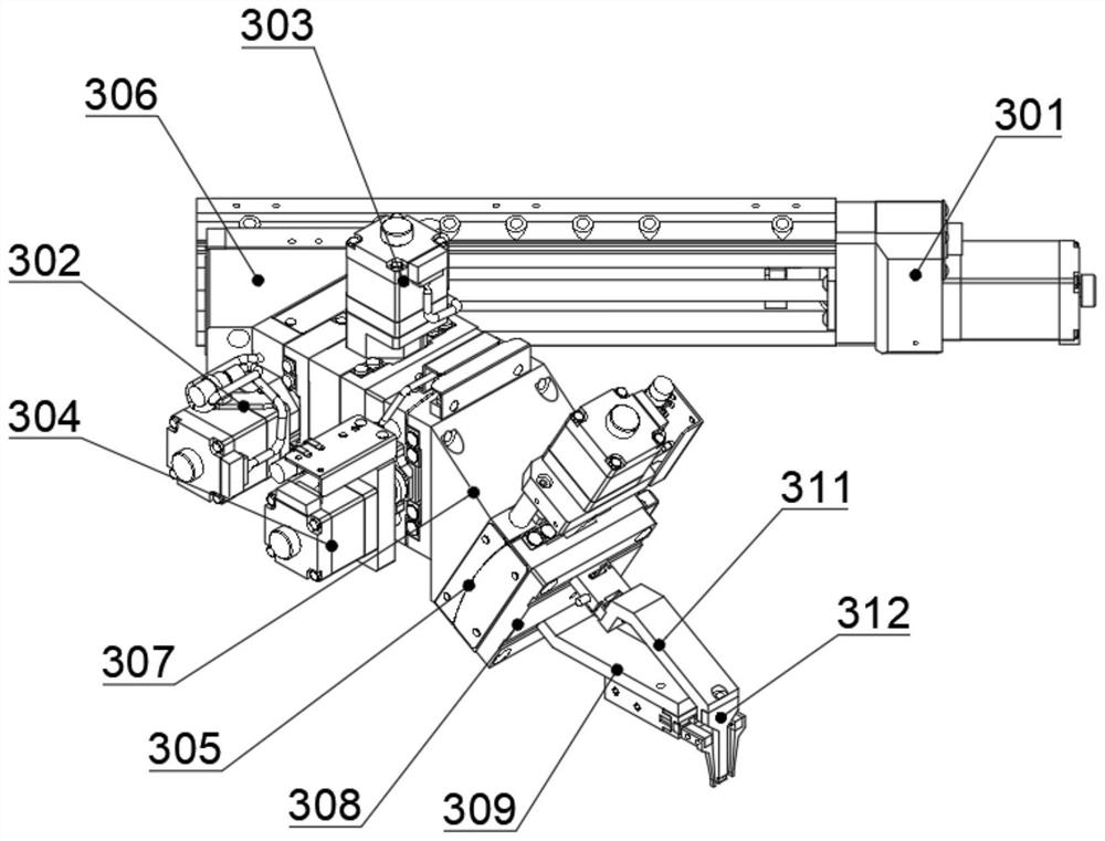 Automatic lens identifying and clamping device