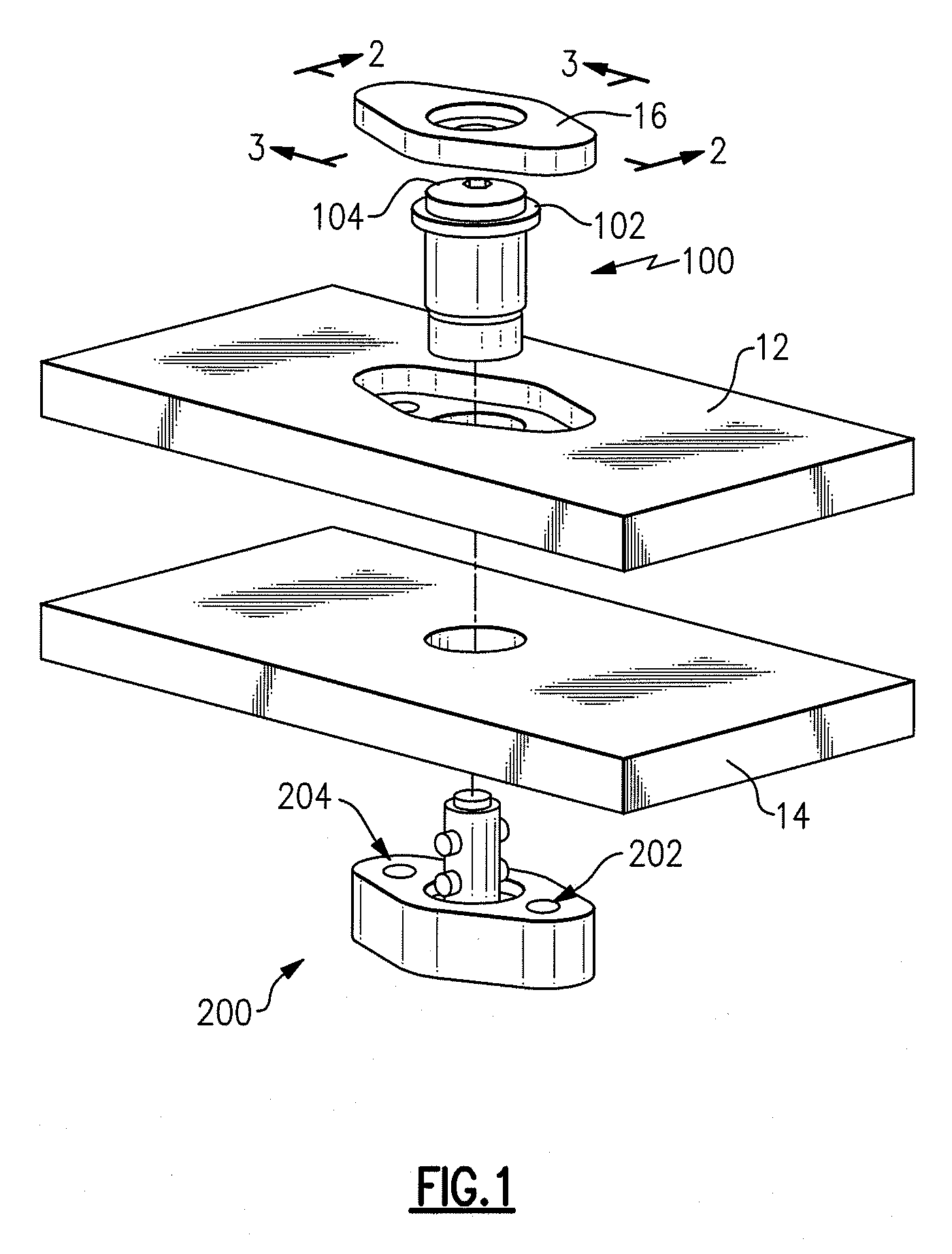 Captive Fastener with Unique Engaging and Locking Mechanism