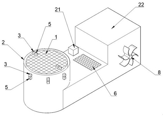 A vehicle-mounted solar wind power generation device capable of automatic light tracking