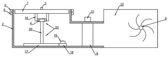 A vehicle-mounted solar wind power generation device capable of automatic light tracking