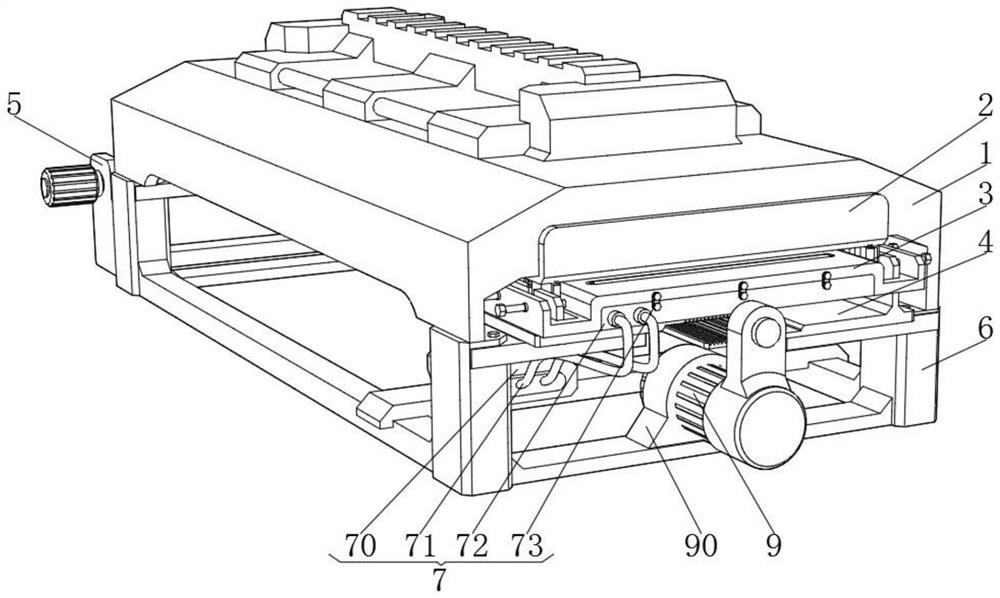 Cloth drying device capable of preventing edge curling and used for dance garment processing