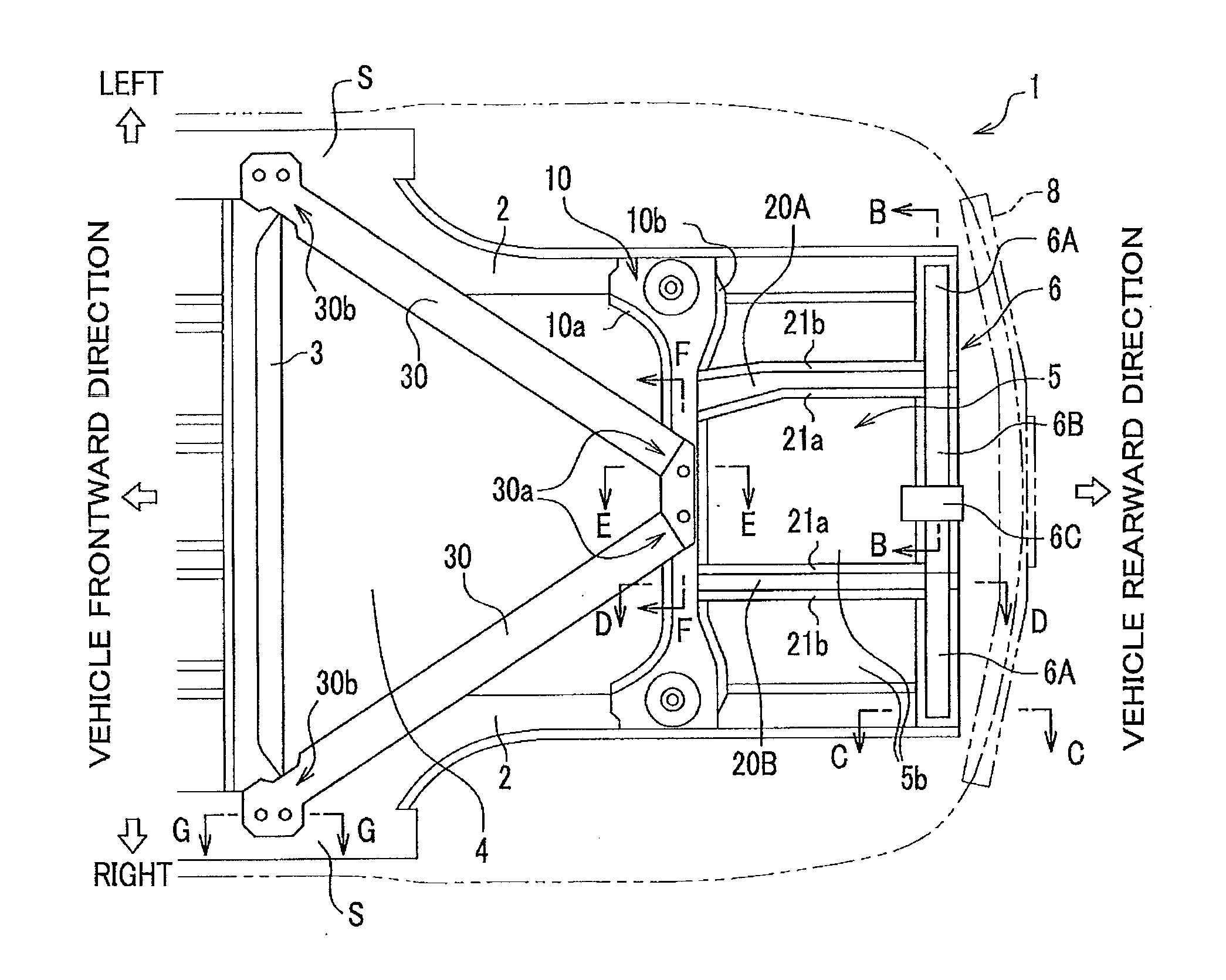 Rear vehicle body structure