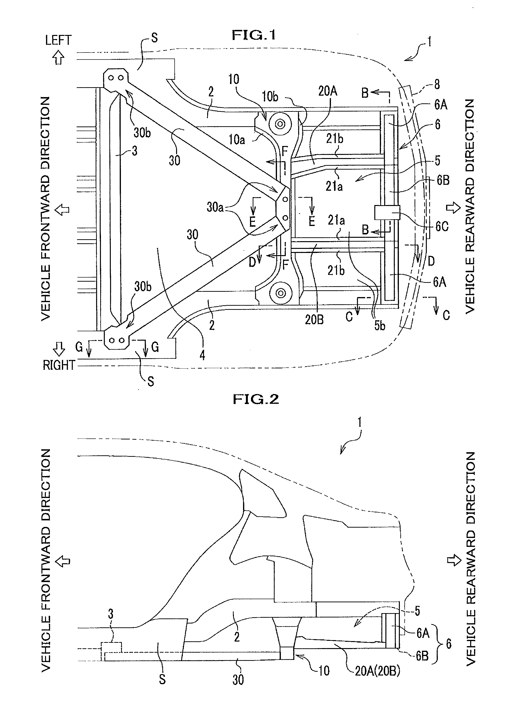 Rear vehicle body structure