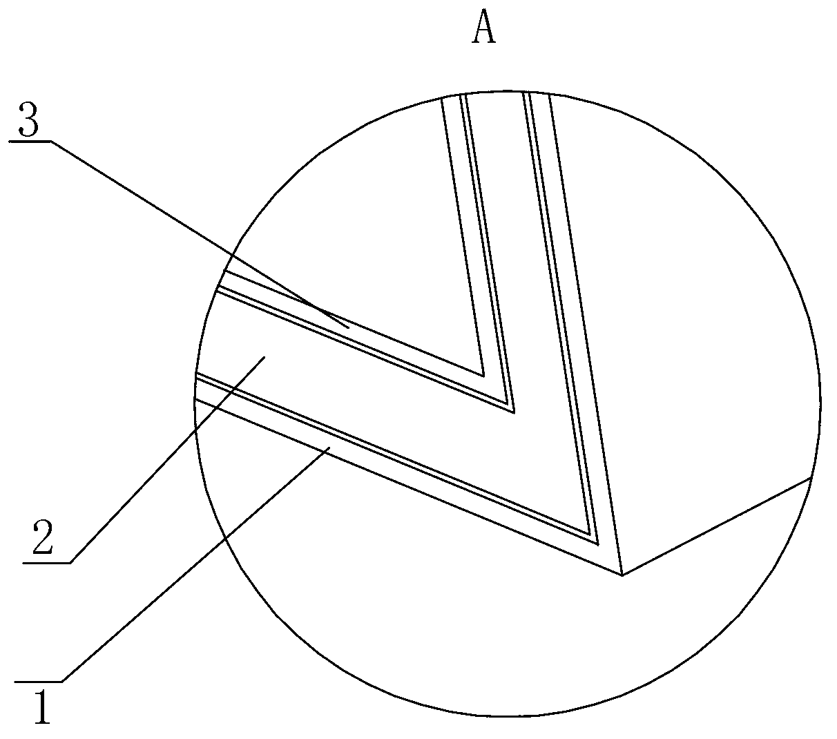 Environment-friendly paper angle iron