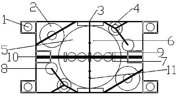 A precision peeling device for Gorgon fruit