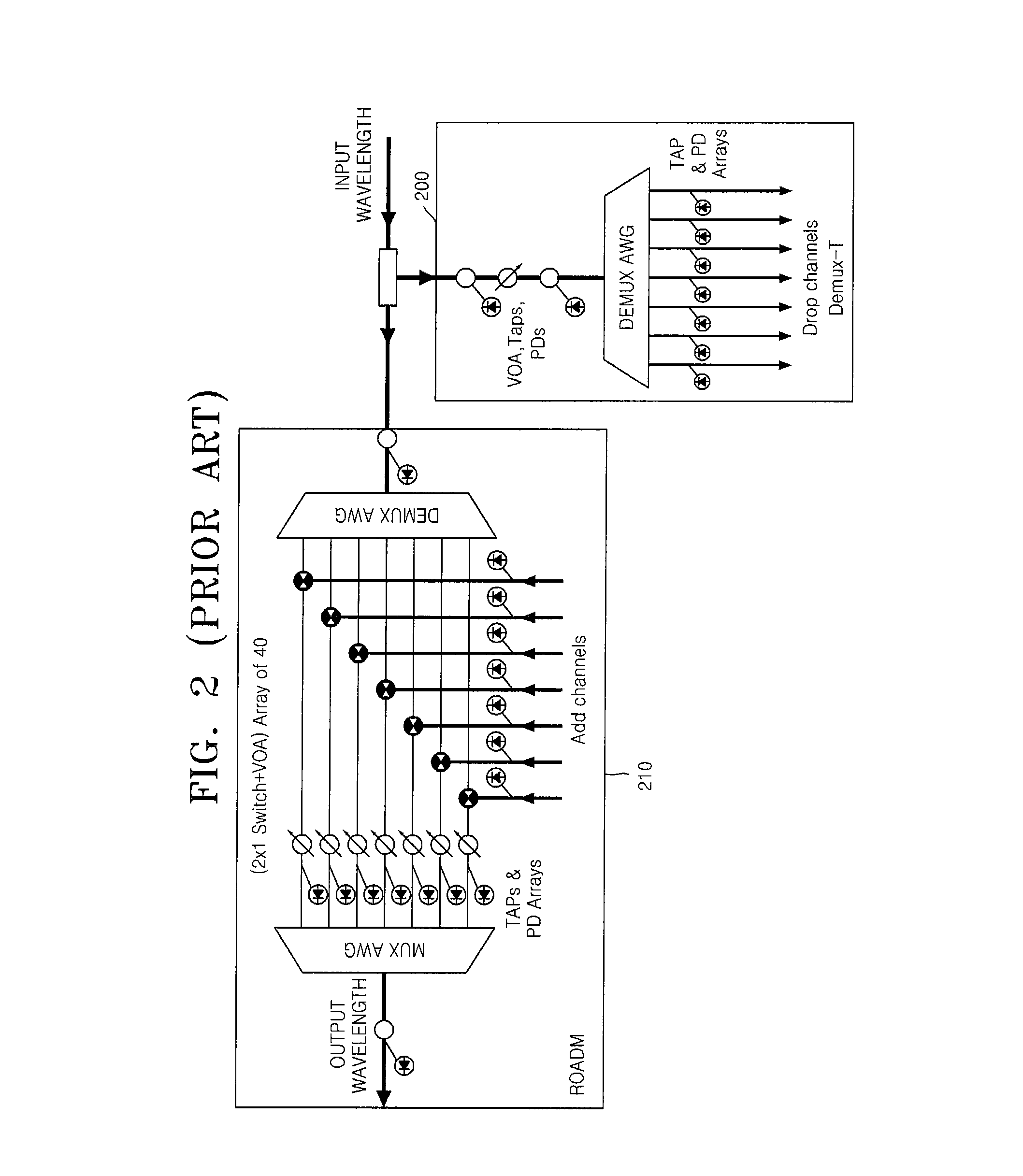 Optical network node device