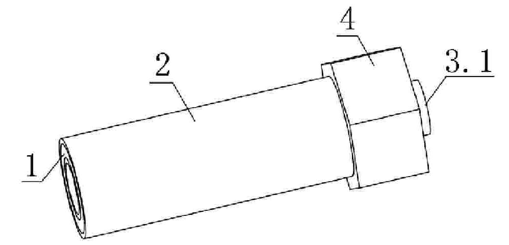 Mounting nut of prestressed steel bar